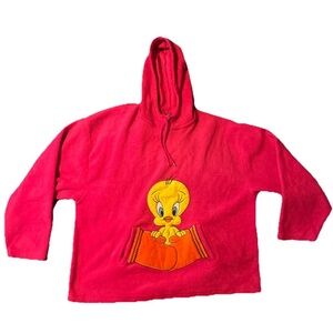 Warner Brothers Vintage 1997 Tweety Bird Hooded Sweatshirt In women’s XXL